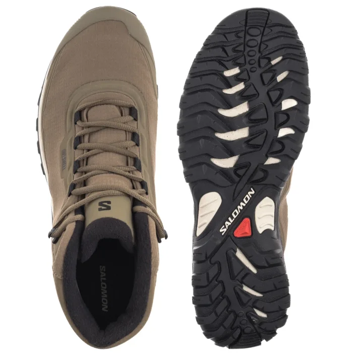 Buty Trekkingowe Salomon Shelter WP Stone Gray/Black/Rainy Day 479740 – zdjęcie 5