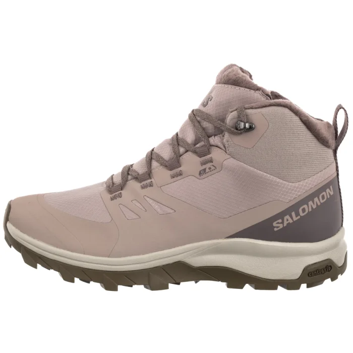 Buty Trekkingowe Salomon Outsnap Cswp W Etherea/Iron/Coyote Brown 478541 – zdjęcie 2