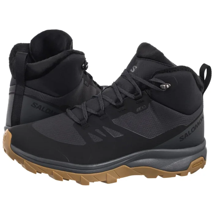 Buty Trekkingowe Salomon Outsnap Wp Black/Ebony/Gum 409220 – zdjęcie 1