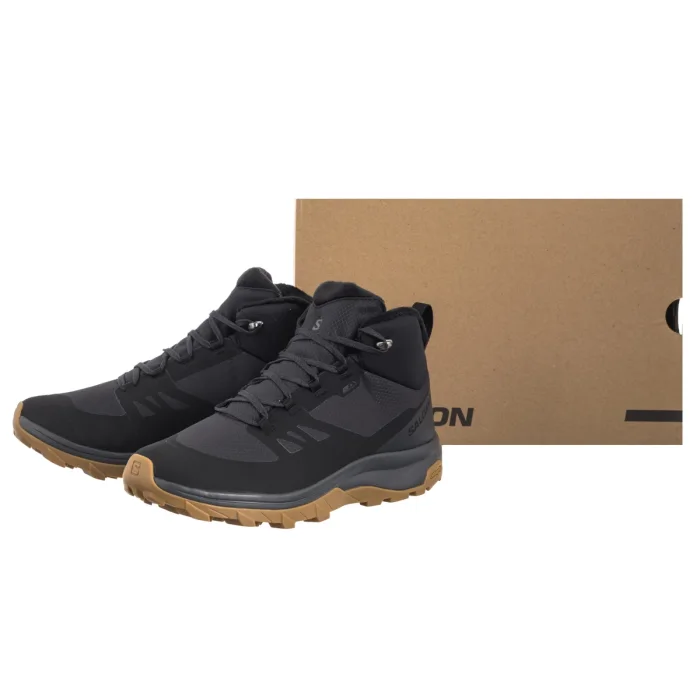 Buty Trekkingowe Salomon Outsnap Wp Black/Ebony/Gum 409220 – zdjęcie 6