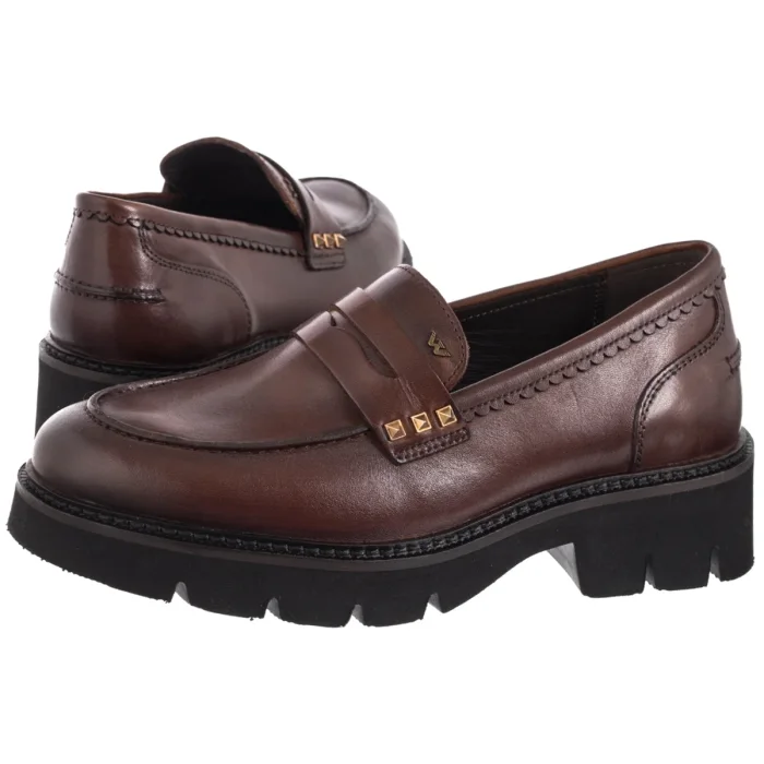 Mokasyny Wojas Brązowe 46369-52 – zdjęcie 1