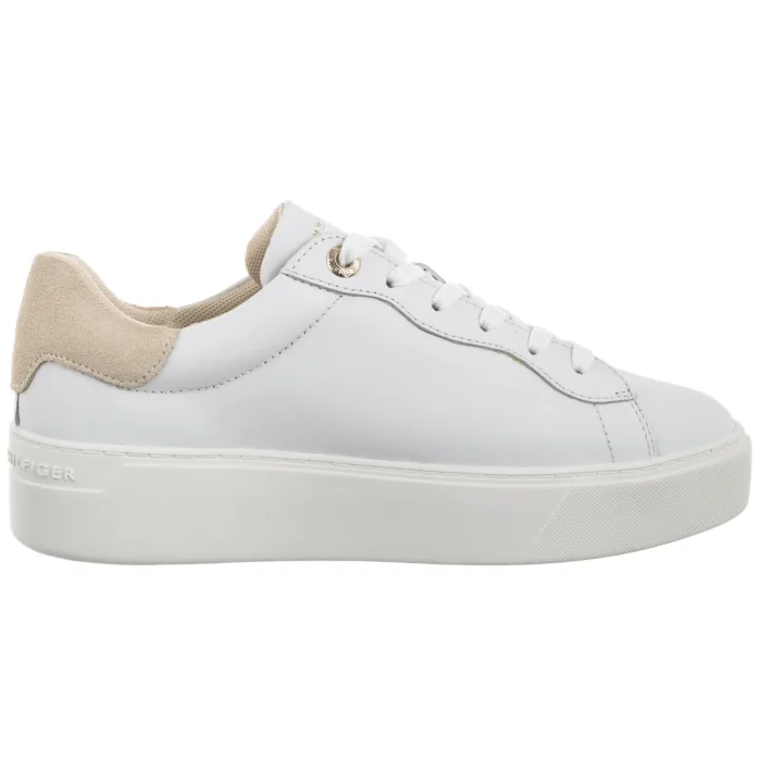 Sneakersy Tommy Hilfiger Chic Platform Cupsole Sneaker White/Soft Cream FW0FW09021 0K4 – zdjęcie 4
