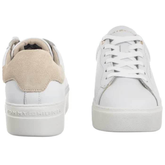 Sneakersy Tommy Hilfiger Chic Platform Cupsole Sneaker White/Soft Cream FW0FW09021 0K4 – zdjęcie 5