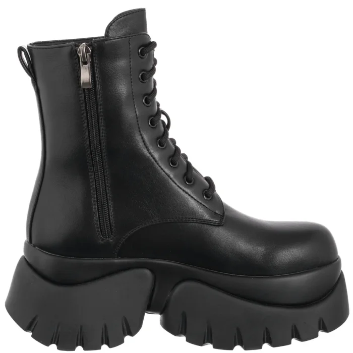 Botki Koi Footwear Rancor Vilun Lace Up Boots Black KA00724374 – zdjęcie 3