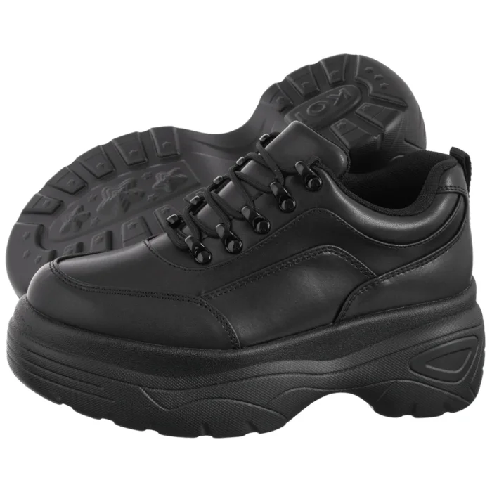 Półbuty Koi Footwear Jennie Striker Chunky Bubble Trainers Black KA00333958 – zdjęcie 1