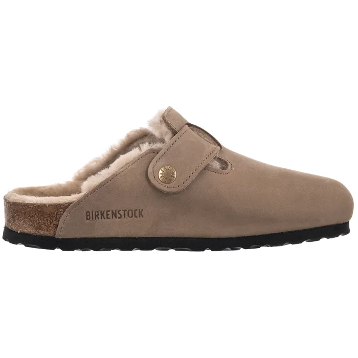 Klapki Birkenstock Boston Big Buckle Shearling Tabacco Brown 1030444 – zdjęcie 3