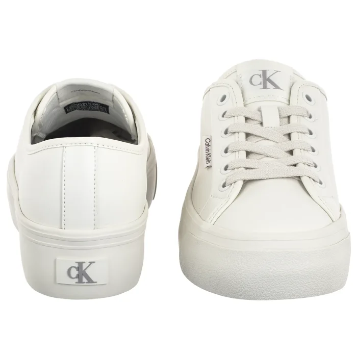 Buty Calvin Klein Vulc Flatf Lace Up Lth Lily White YW0YW01932 YAJ – zdjęcie 4