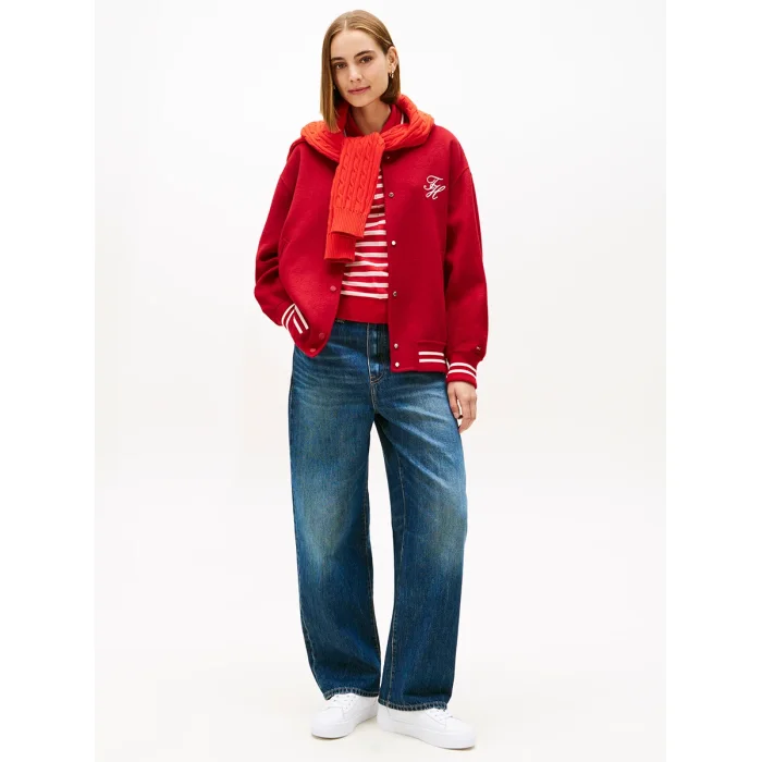 Sneakersy Tommy Hilfiger TH Foxing Platform Leather White FW0FW09018 YBS – zdjęcie 2