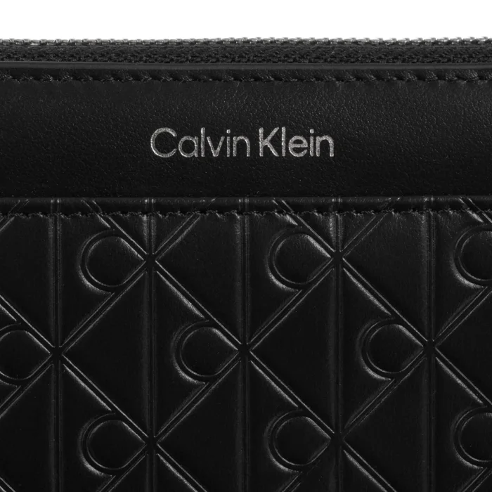 Portfel Calvin Klein Emblem Aop Embossed Long Wallet LV04F1097G UB1 – zdjęcie 4