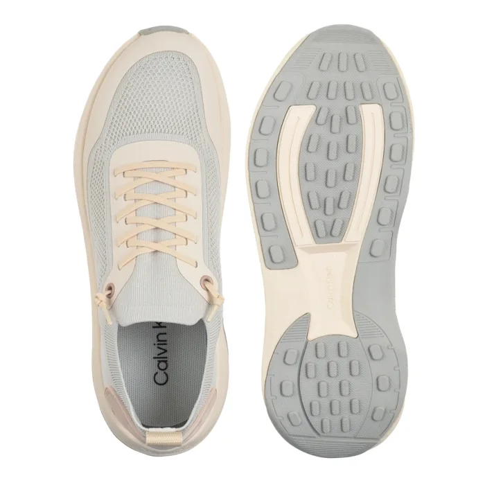 Sneakersy Calvin Klein Chunky Runner Lace Up Sock Knit Vaporous White/Light Cashew YW0YW02033 PF6 – zdjęcie 5