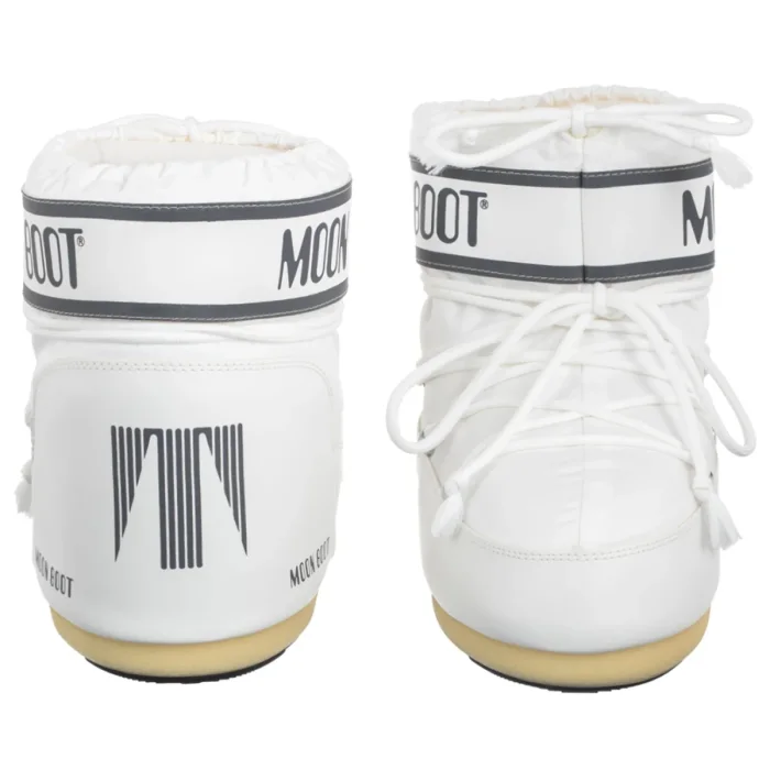 Śniegowce Moon Boot Icon Low Nylon White Mono 1409340 A009 – zdjęcie 4