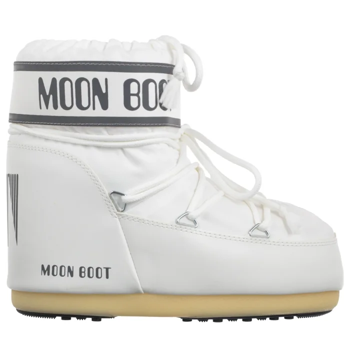 Śniegowce Moon Boot Icon Low Nylon White Mono 1409340 A009 – zdjęcie 3