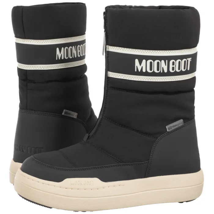 Śniegowce Moon Boot MB Jr Park Zip High Wp Black 3440080 N001 – zdjęcie 1