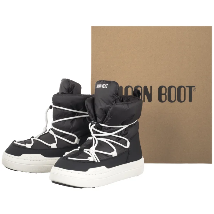 Śniegowce Moon Boot MB Jr Park Lace Mid Black 3440070 N001 – zdjęcie 6