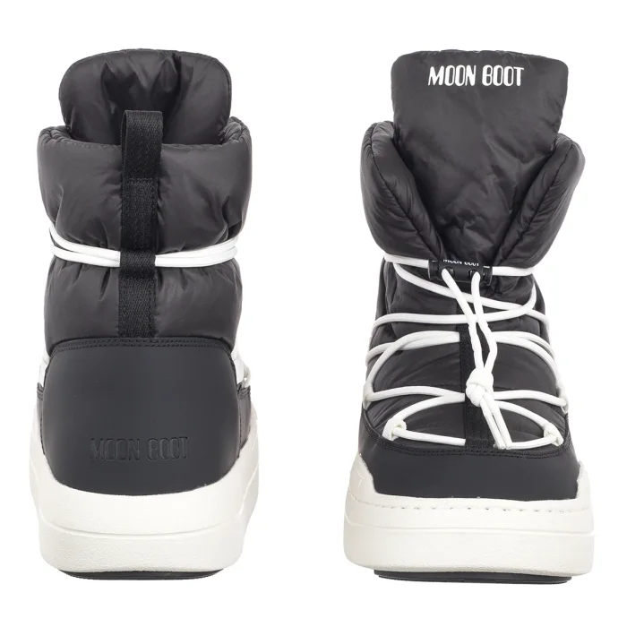 Śniegowce Moon Boot MB Jr Park Lace Mid Black 3440070 N001 – zdjęcie 4