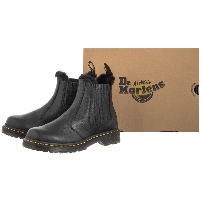 Sztyblety Dr. Martens 2976 Leonore II Milled Nappa Black 41416001 – zdjęcie 6