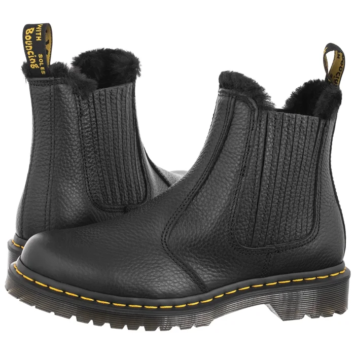 Sztyblety Dr. Martens 2976 Leonore II Milled Nappa Black 41416001 – zdjęcie 1