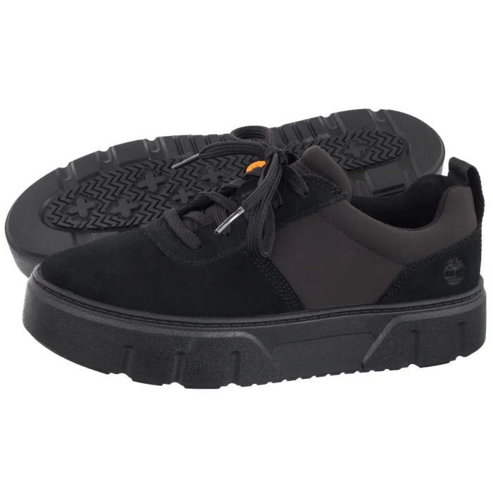 Półbuty Timberland Laurel Court Low Lace Sneaker Black Suede 0A2PPH EK4 – zdjęcie 1