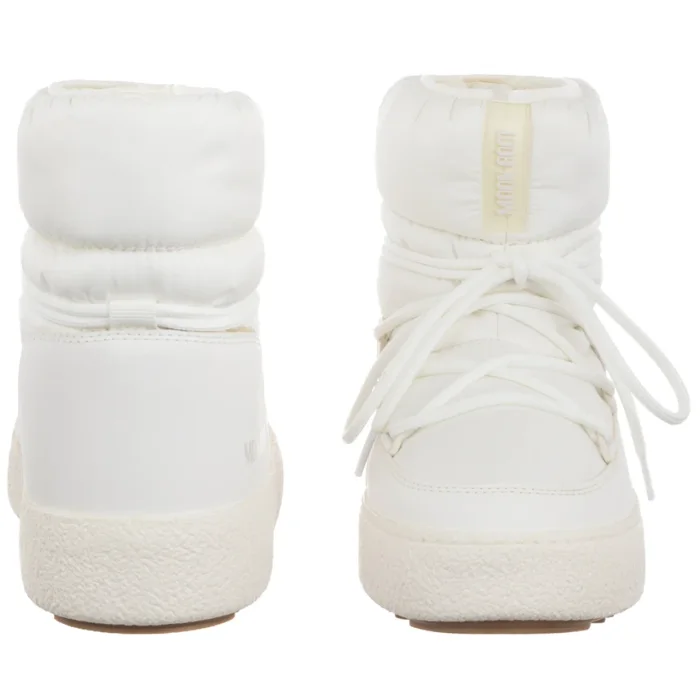 Śniegowce Moon Boot MB Ltrack Low Nylon Wp White 2450080 A001 – zdjęcie 4