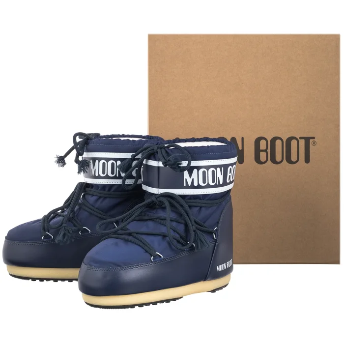 Śniegowce Moon Boot Icon Low Nylon Blue 1409340 F003 – zdjęcie 6