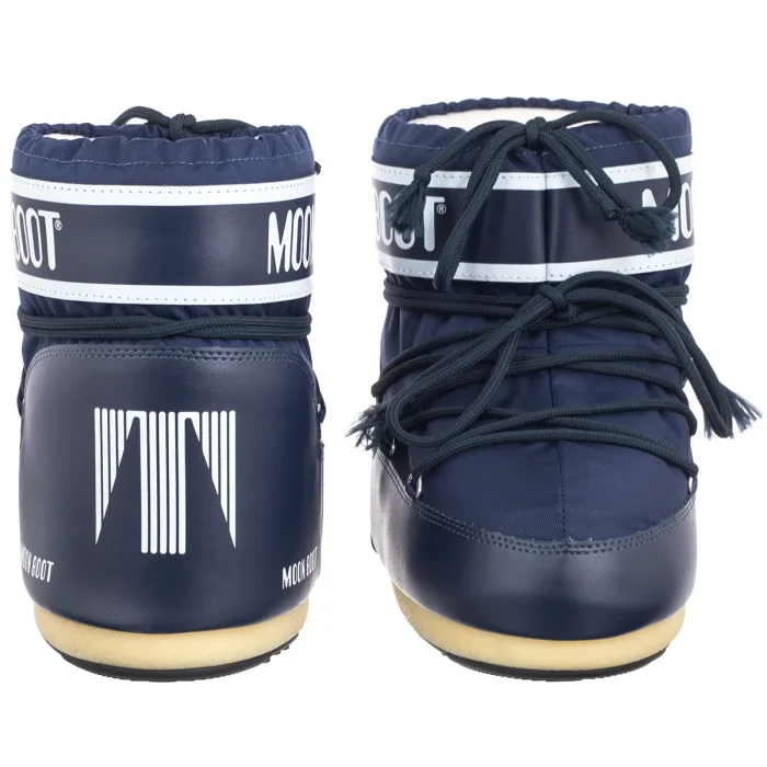 Śniegowce Moon Boot Icon Low Nylon Blue 1409340 F003 – zdjęcie 4