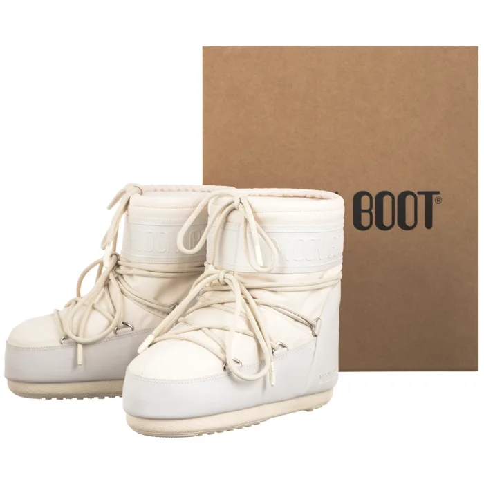Śniegowce Moon Boot Icon Low Rubber Cream 1409380 L002 – zdjęcie 6