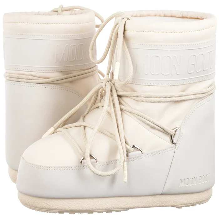 Śniegowce Moon Boot Icon Low Rubber Cream 1409380 L002 – zdjęcie 1