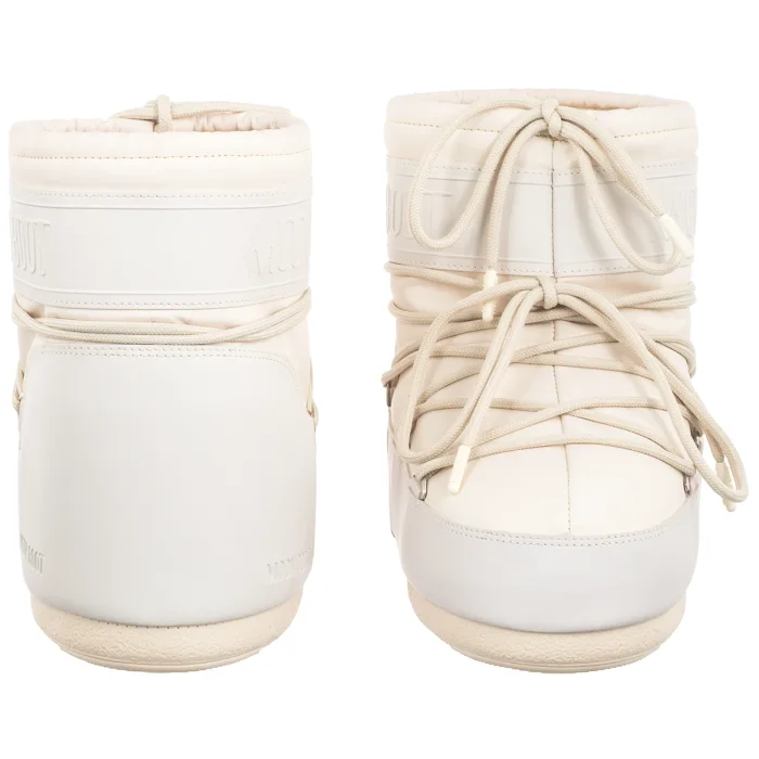 Śniegowce Moon Boot Icon Low Rubber Cream 1409380 L002 – zdjęcie 4