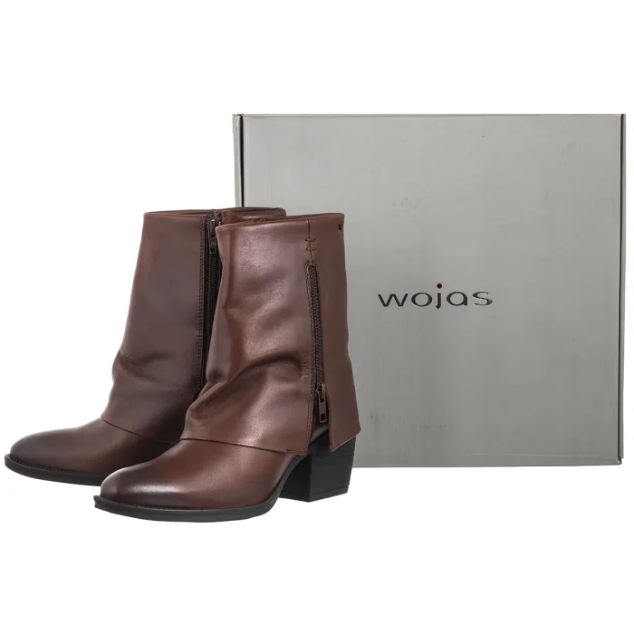 Botki Wojas Brązowe 55352-52 – zdjęcie 6