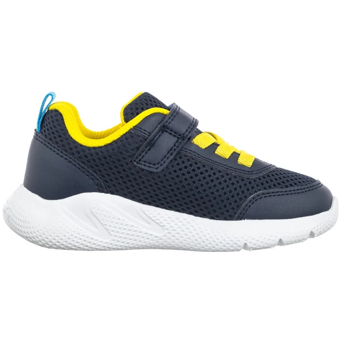 Buty Sportowe Geox B Sprintye B. C - Mesh+Geobuck Navy/Yellow B454UC 01454 C0657 – zdjęcie 3