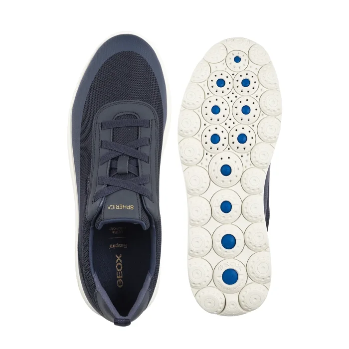 Sneakersy Geox U Spherica A - Mesh+Nbk Synt Navy U46BYA 014EK C4002 – zdjęcie 5