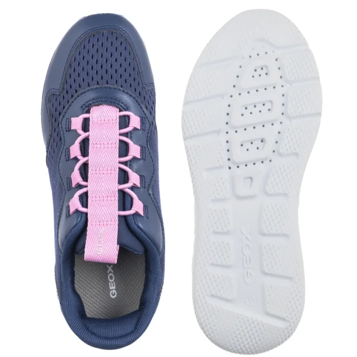 Buty Sportowe Geox J Sprintye Fast In Dk Royal/Dk Pink J65NTA 01454 C4R8F – zdjęcie 5