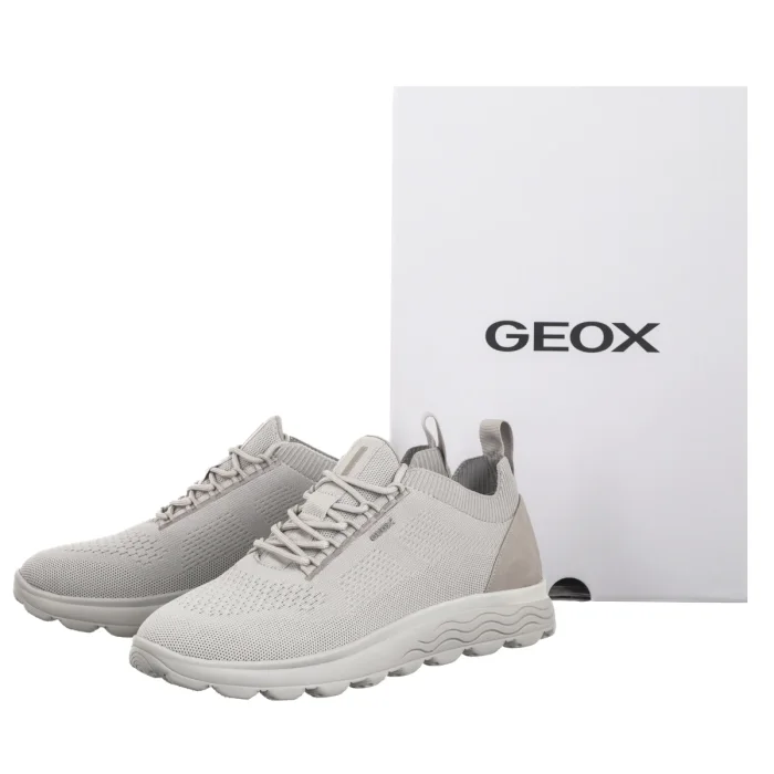 Sneakersy Geox U Spherica A - Knitted Text Lt Grey/Grey U15BYA 0005Z C1292 – zdjęcie 6