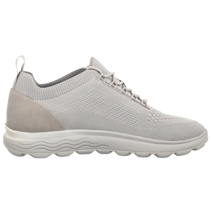 Sneakersy Geox U Spherica A - Knitted Text Lt Grey/Grey U15BYA 0005Z C1292 – zdjęcie 3