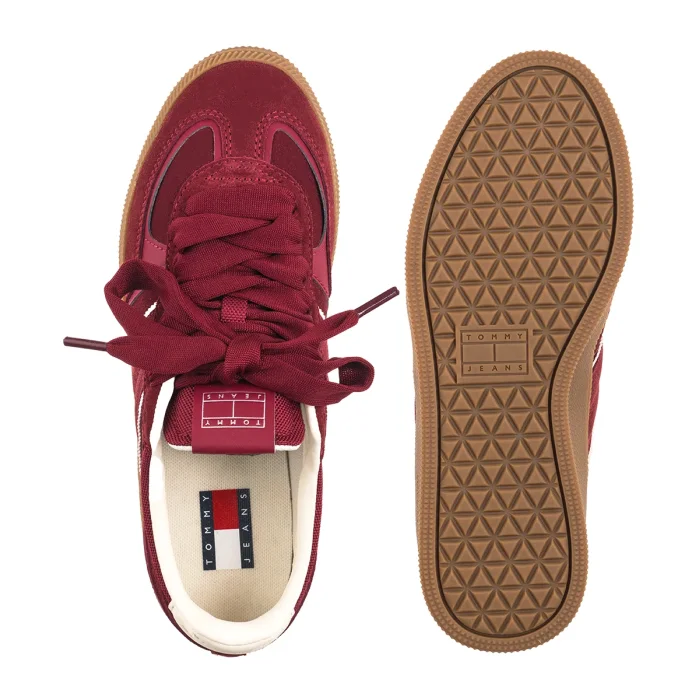 Sneakersy Tommy Hilfiger The Greenwich Edge Suede Deep Dahlia EN0EN02924 XKK – zdjęcie 5