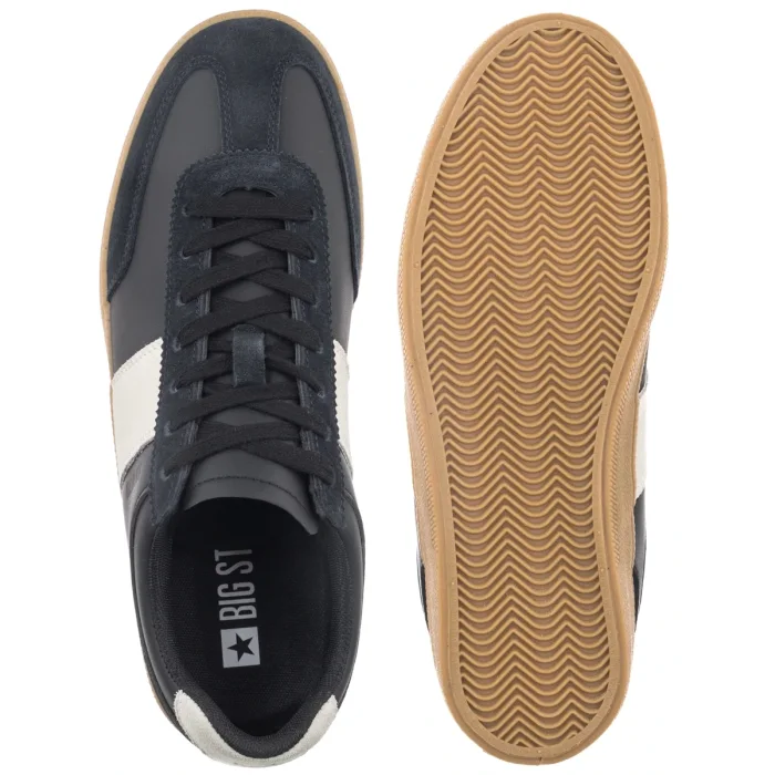 Sneakersy Big Star Czarne/Szare RR174033 – zdjęcie 5