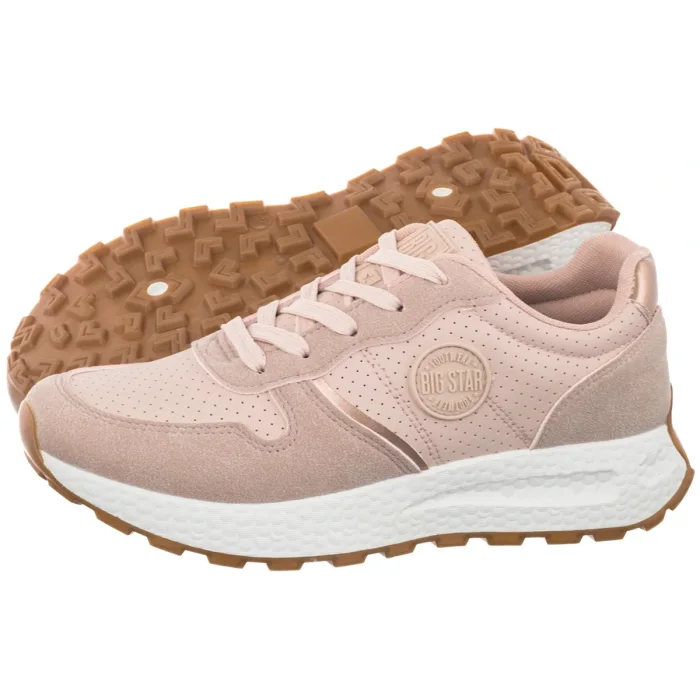 Sneakersy Big Star Beżowe/Różowe RR274489 – zdjęcie 1