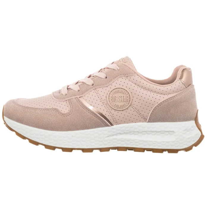 Sneakersy Big Star Beżowe/Różowe RR274489 – zdjęcie 2