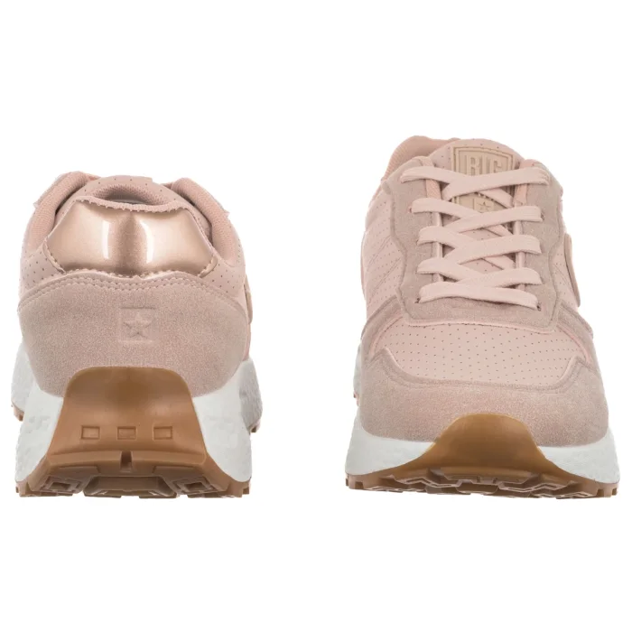 Sneakersy Big Star Beżowe/Różowe RR274489 – zdjęcie 4