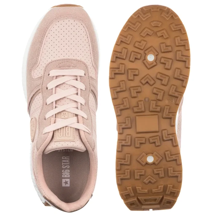 Sneakersy Big Star Beżowe/Różowe RR274489 – zdjęcie 5