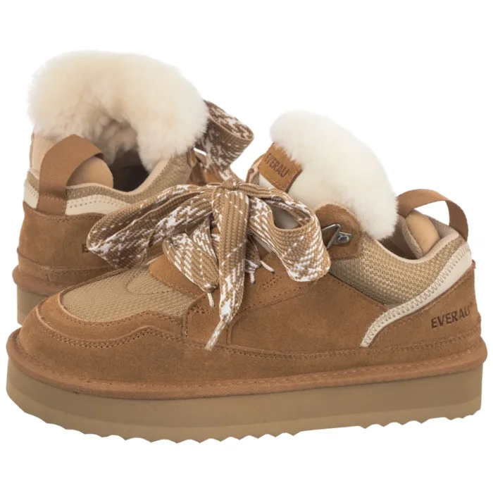 Sneakersy Everau Marbled EAU3023 Chestnut – zdjęcie 1
