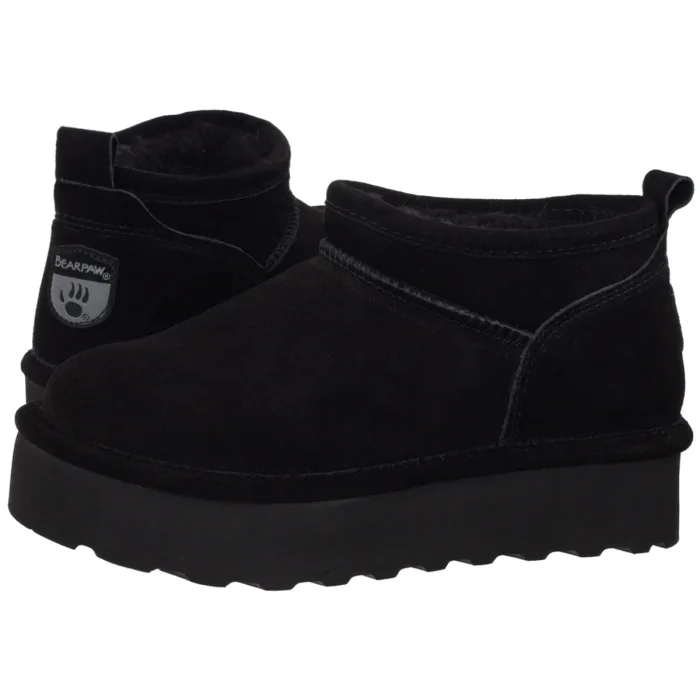 Botki Bearpaw Retro Super Shorty Black 3051W – zdjęcie 1