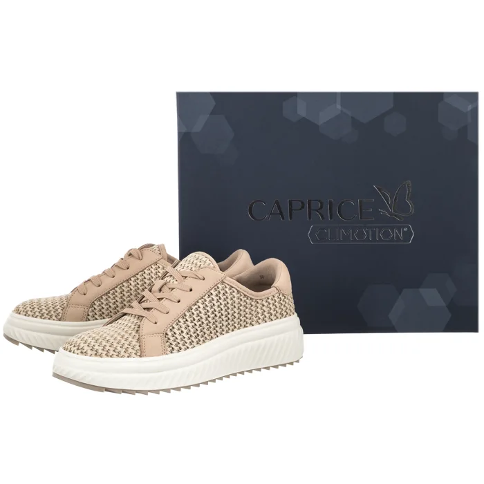 Półbuty Caprice Beżowe 9-23710-46 408 Beige Comb – zdjęcie 6