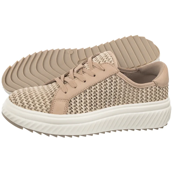 Półbuty Caprice Beżowe 9-23710-46 408 Beige Comb – zdjęcie 1