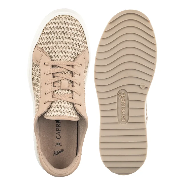 Półbuty Caprice Beżowe 9-23710-46 408 Beige Comb – zdjęcie 5