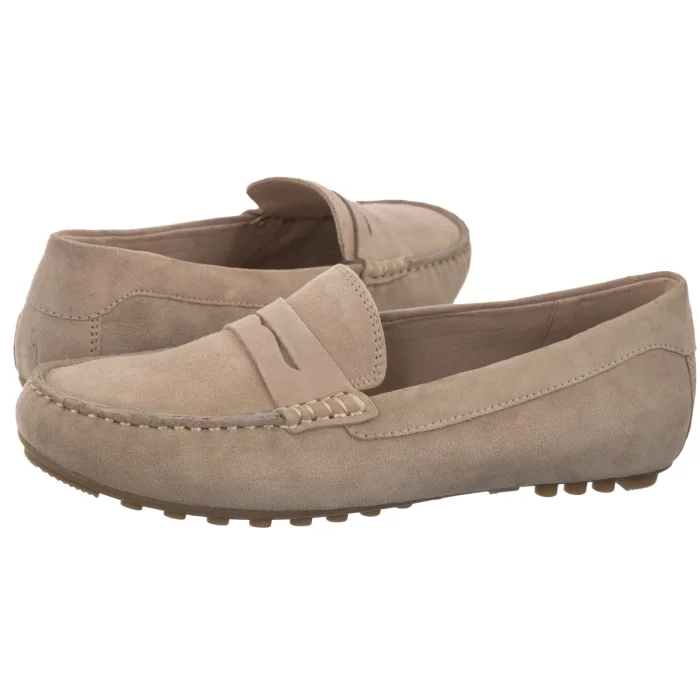 Mokasyny Caprice Beżowe 9-24651-42 318 Sand Suede – zdjęcie 1