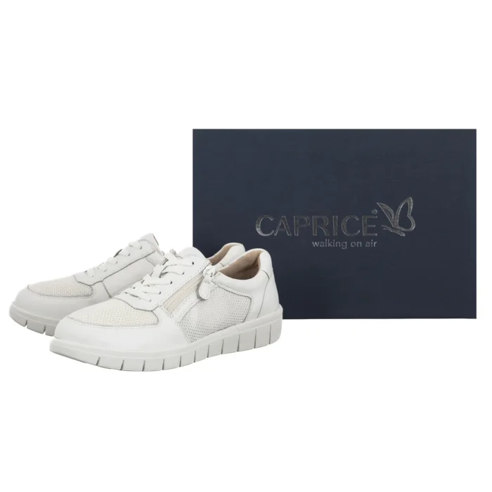 Sneakersy Caprice Białe 9-23700-42 133 White Nappa – zdjęcie 6