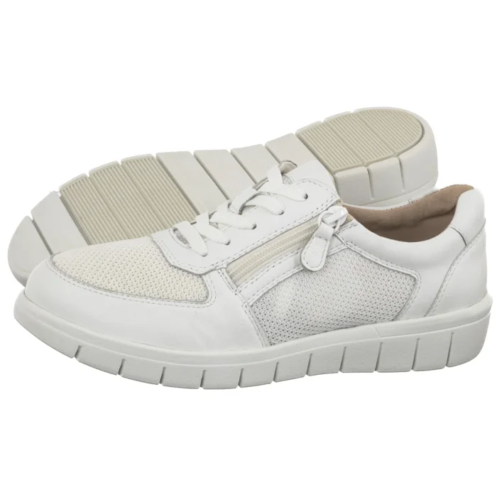 Sneakersy Caprice Białe 9-23700-42 133 White Nappa – zdjęcie 1