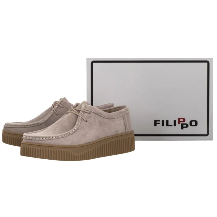 Półbuty Filippo Beżowe DP7500/26 BE – zdjęcie 6