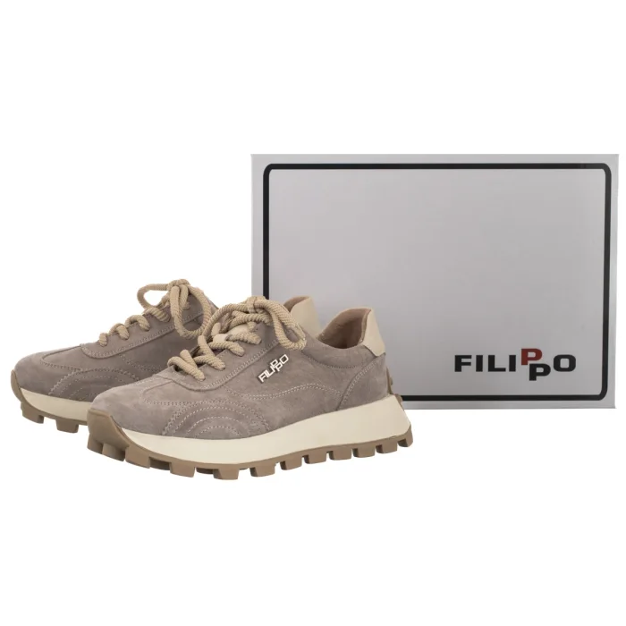 Sneakersy Filippo Beżowe DP7498/26 BE – zdjęcie 6